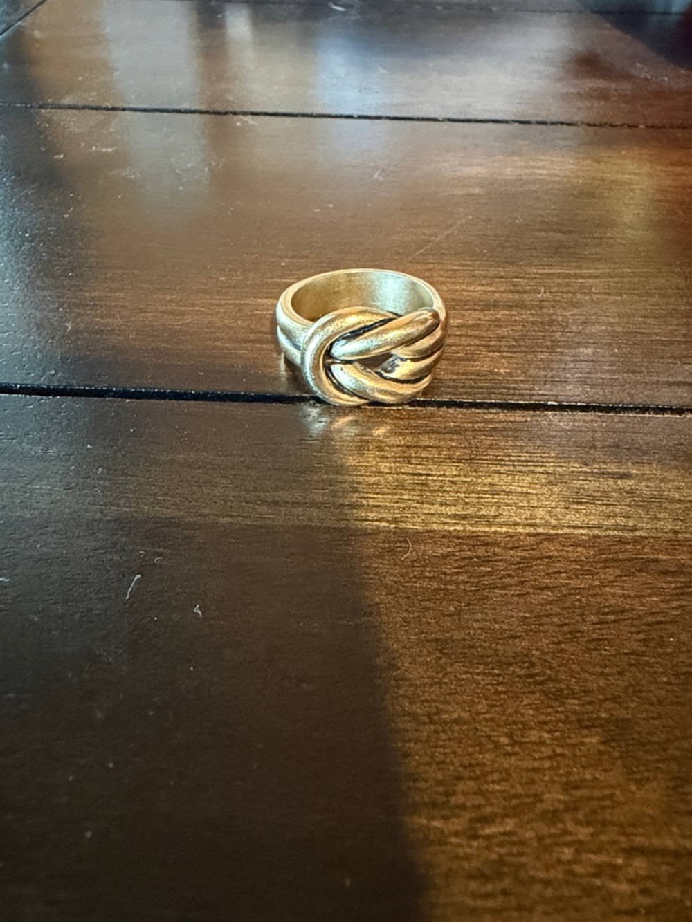 Premier Designs Twisted Knot Gold Ring - Picture 5 of 5